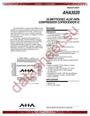 AHA3520A-040PQC-G datasheet  