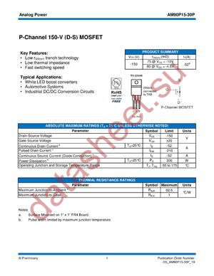 AM90P15-30P datasheet  