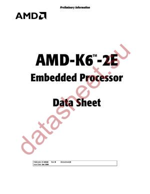 AMD-K6-2E/233AFZ datasheet  