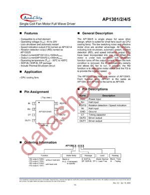 AP1304H-SA datasheet  