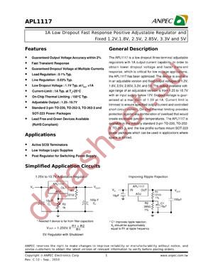 APL111750UC-TRG datasheet  