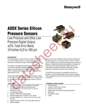 ASDXAVX500MDSA3 datasheet  