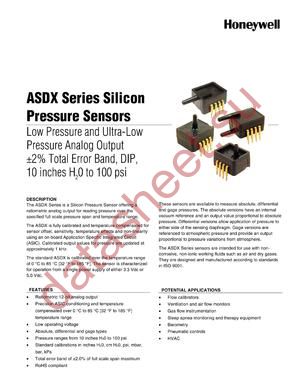 ASDXAVX500MGAA3 datasheet  